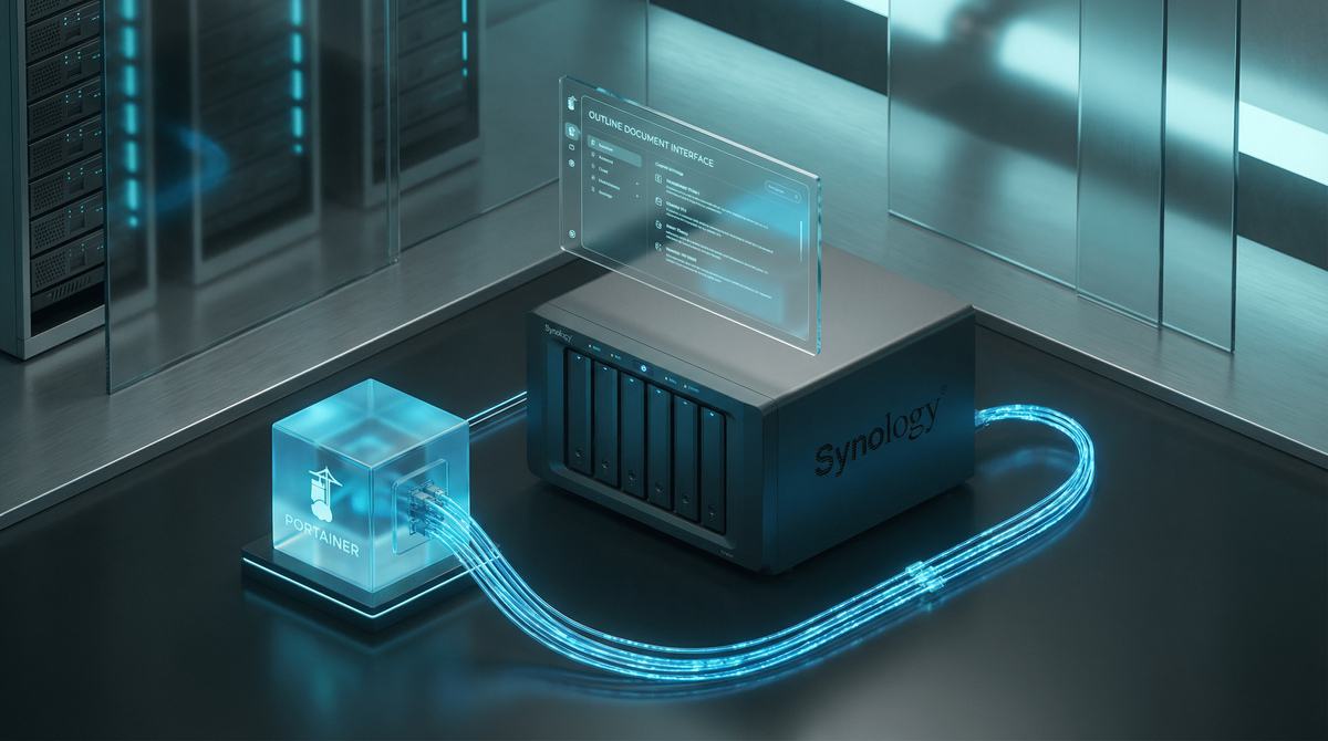 시놀로지 NAS Outline 셀프 호스팅 구축 가이드 (Portainer 활용)