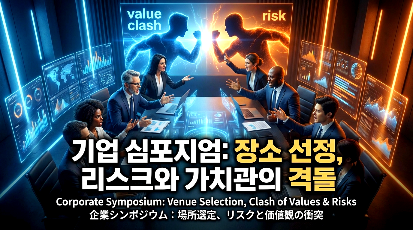 일본어 쉐도잉(중급) 0001 - 기업 리스크 관리와 가치관 충돌, 일본어로 어떻게 표현할까? (심포지엄 사례)