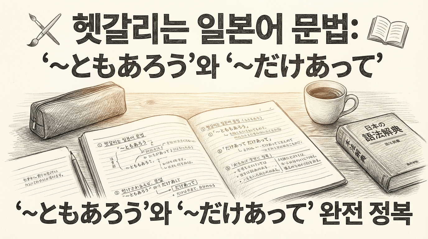 일본어 상급 문법: '~ともあろう'와 '~だけあって'의 결정적 차이 (비판 vs 칭찬)