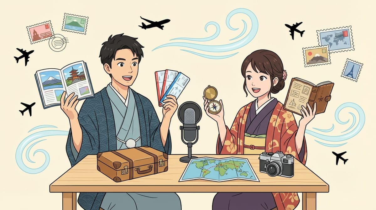 일본어 旅와 旅行 차이: '여행' 뉘앙스 완벽 정리 (예문 포함)