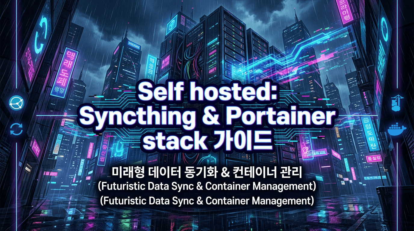 Syncthing with Portainer Stack 완벽 가이드