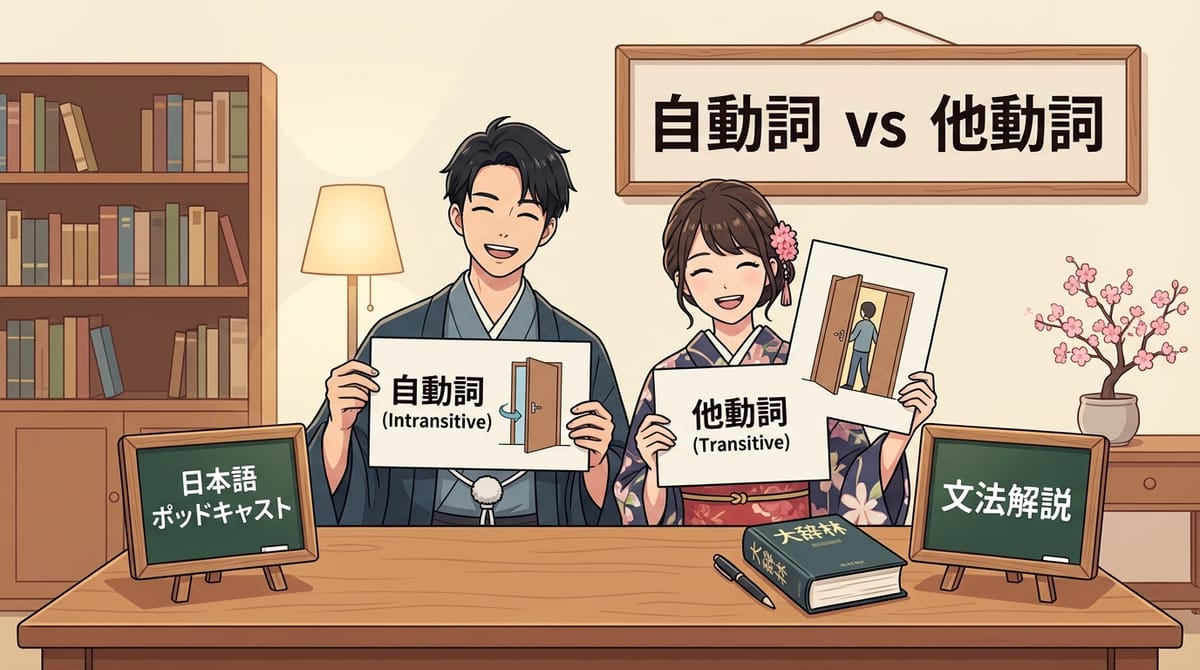일본어 자동사 타동사 차이: 더 이상 헷갈리지 않는 완벽 가이드