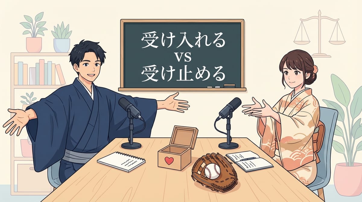 受け入れる vs 受け止める 차이: 5분만에 일본인처럼 구분하기