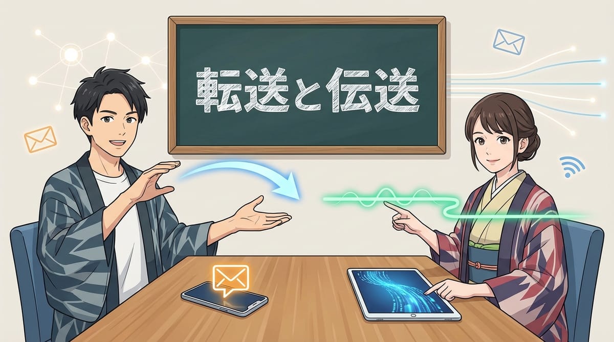 転送 vs 伝送 차이: 일본어 '전송', 실수 없이 쓰는 법