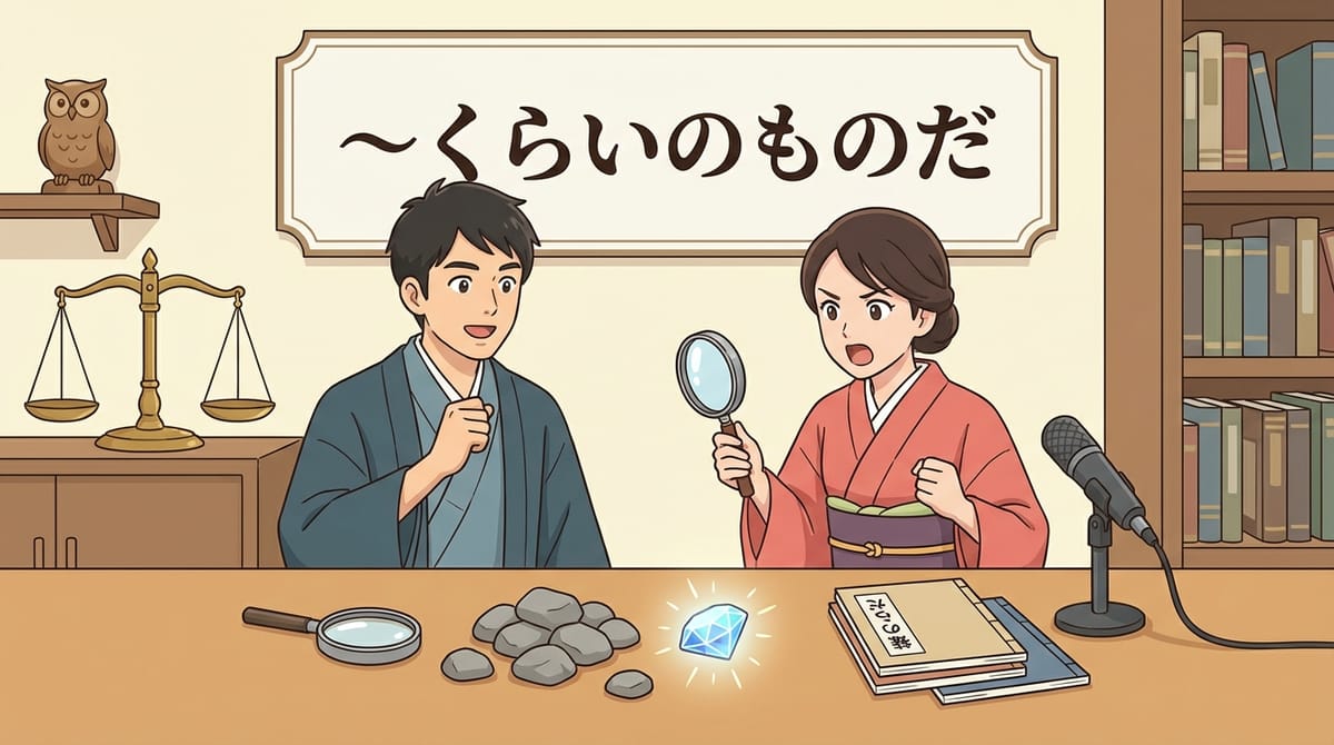 JLPT 문법 「~くらいのものだ」 뉘앙스 완벽 분석 (비교 포함)
