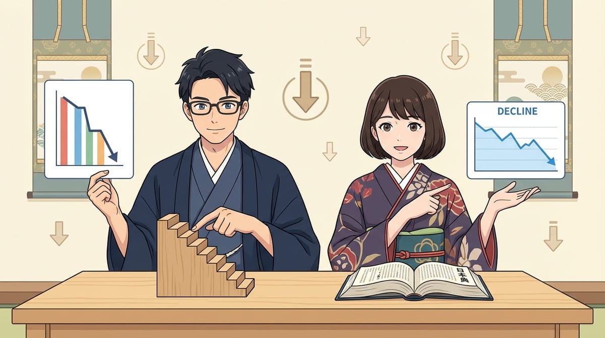 下がる vs 下る 차이: '내려가다' 완벽 구분 (예문 포함)