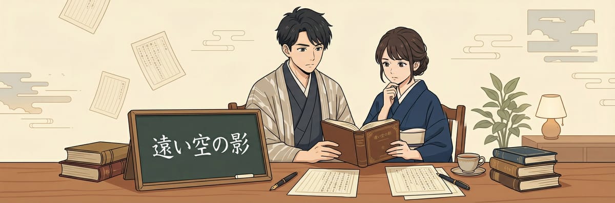 習作: 일본 단편 소설 <遠い空の影>