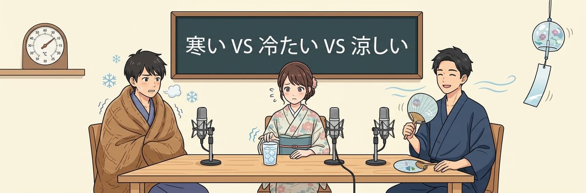 寒い・冷たい・涼しい 어떻게 다를까요? 헷갈리는 일본어 온도 형용사 使い分け 완전 정리