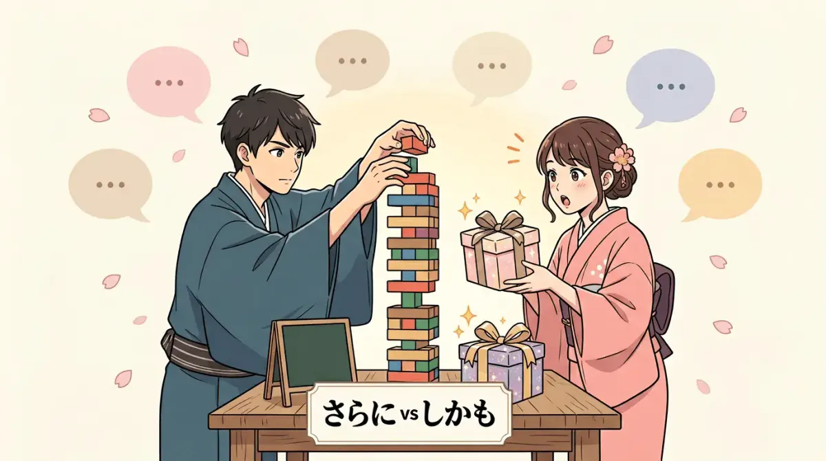 「さらに」vs「しかも」 차이와 사용 구분 — 예문으로 완전 정리