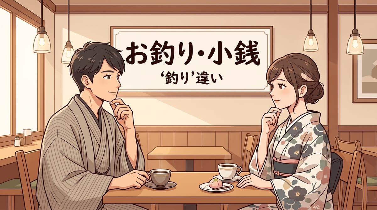 お釣り・小銭 차이, '잔돈' 한 단어로 뭉치면 틀리는 이유