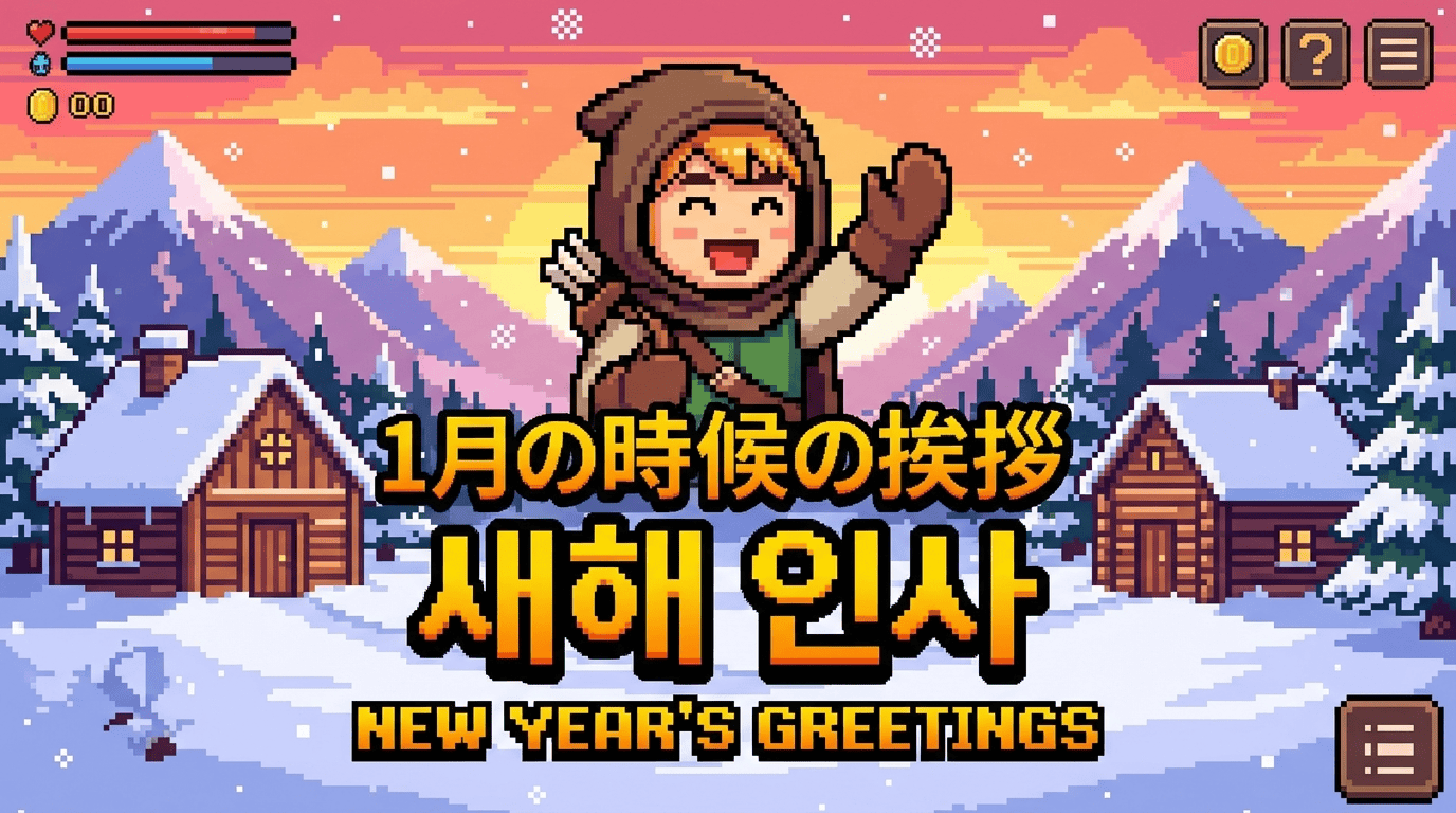 틀리면 부끄러운 1월의 일본어 인사말, 시기별로 골라 쓰세요