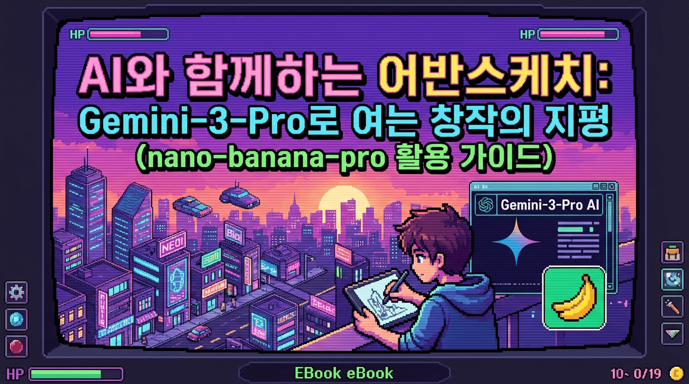 AI와 함께하는 어반스케치: Gemini-3-Pro로 여는 창작의 지평 (nano-banana-pro 활용 가이드)