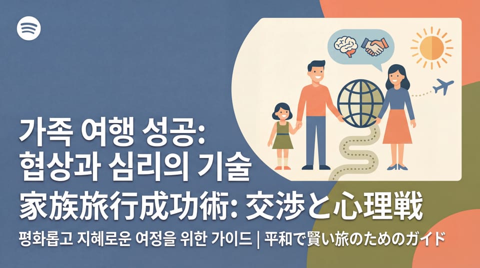 일본어 쉐도잉(중급) 0002 - 家族旅行を成功させた交渉術と心理戦