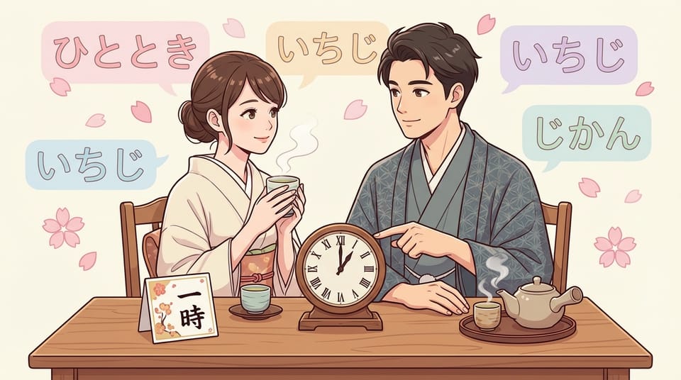 一時(ひととき) vs いっとき vs いちじ: 뉘앙스 차이 완벽 분석