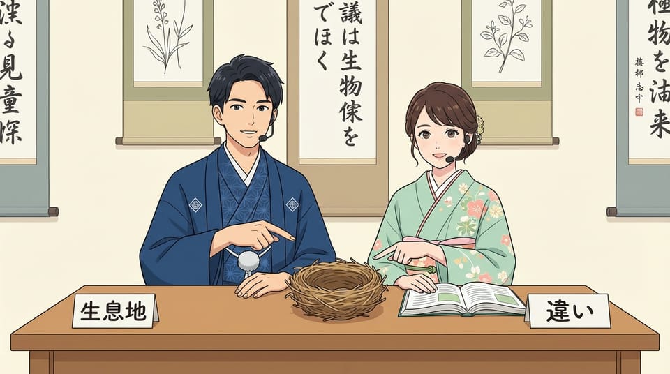 棲息 vs 生息 차이, 일본어 '서식' 완벽 정리 (중급자 필독)