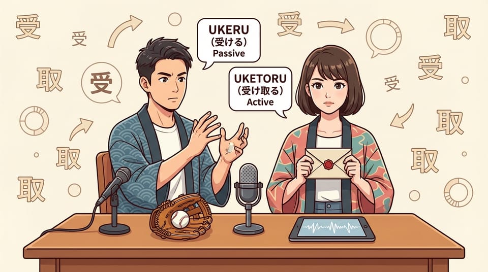 비즈니스 일본어: 물건과 영향을 구분하는 受ける vs 受け取る 사용법