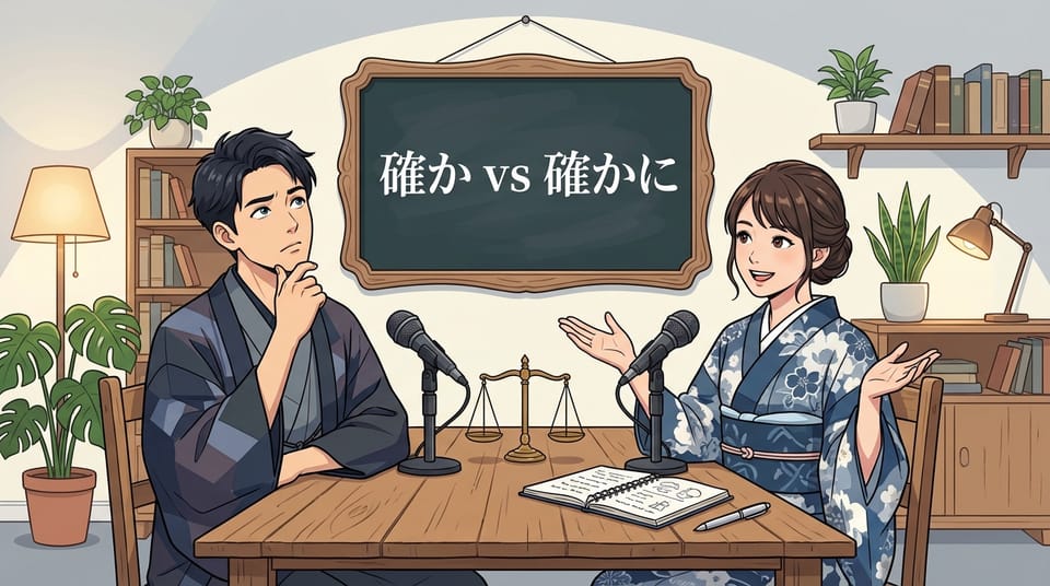 確か vs 確かに 차이: '니' 하나로 확신도 70%에서 100%로?