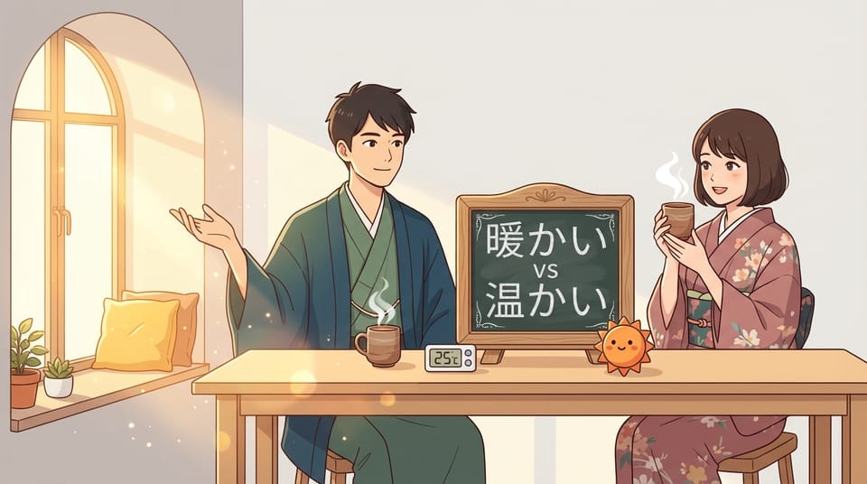 「暖かい」와 「温かい」 차이, 5분 만에 완벽 정리 (예문 포함)