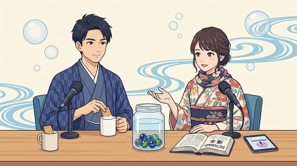 浸す(ひたす)와 沈む(しずむ) 차이: 의도적인 '담그다' vs 자연적인 '가라앉다