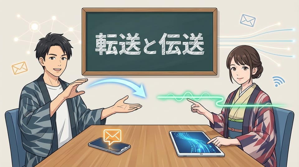 転送 vs 伝送 차이: 일본어 '전송', 실수 없이 쓰는 법