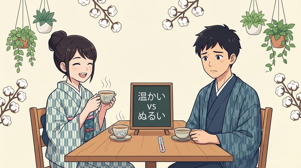 暖かい, 温かい, ぬるい 차이: 일본어 온도 표현 완벽 정리"