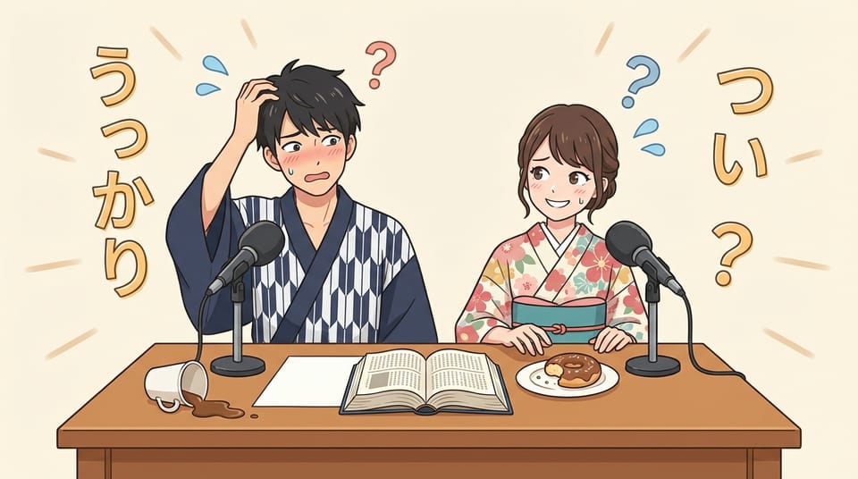 うっかり つい 차이: 일본어 '깜빡'과 '그만'의 결정적 뉘앙스