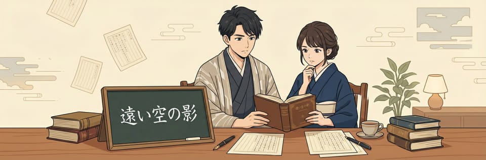 習作: 일본 단편 소설 <遠い空の影>