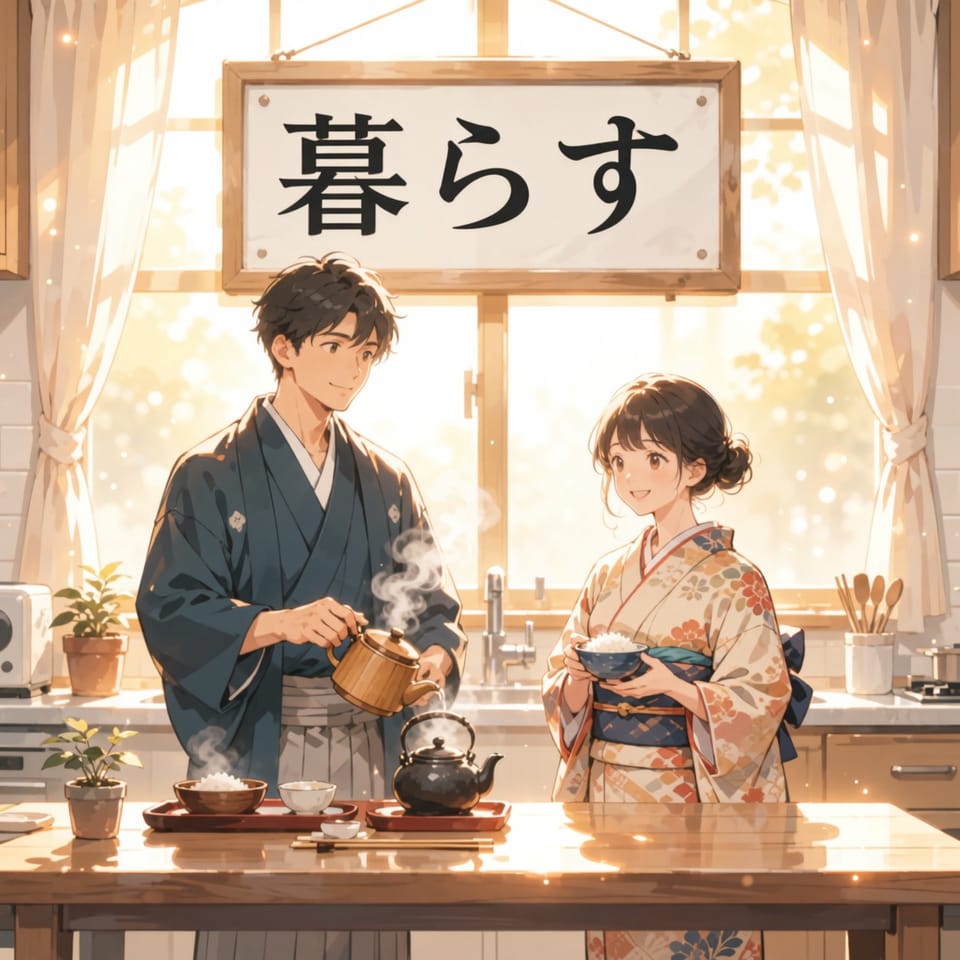 住む vs 暮らす vs 過ごす 어떻게 다를까요? 조사 に・で 포함 완전 정리