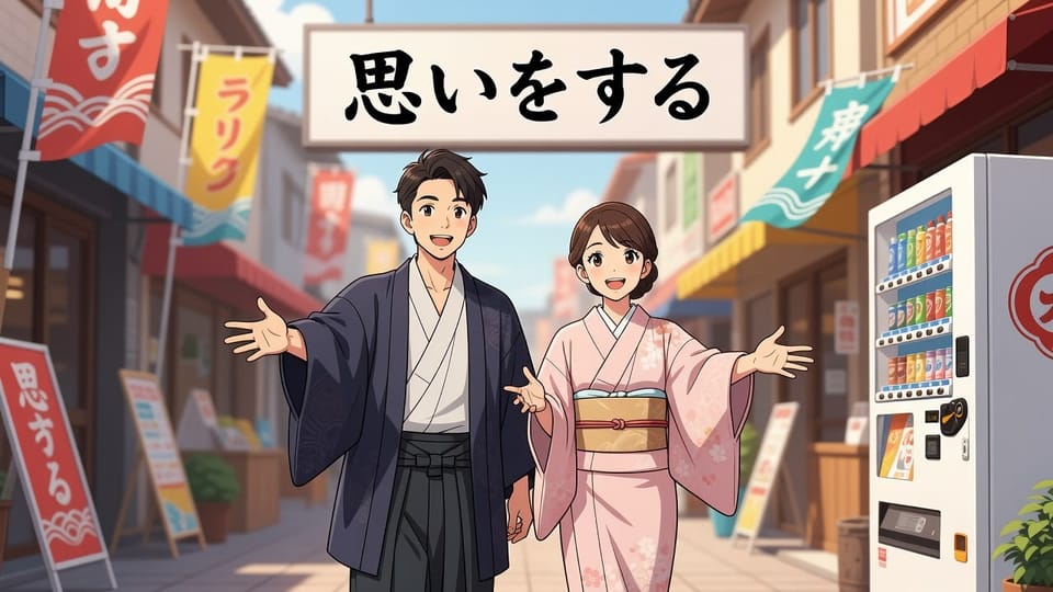 「思いをする」  와  「思いがする」, 정말 같은 뜻일까요?