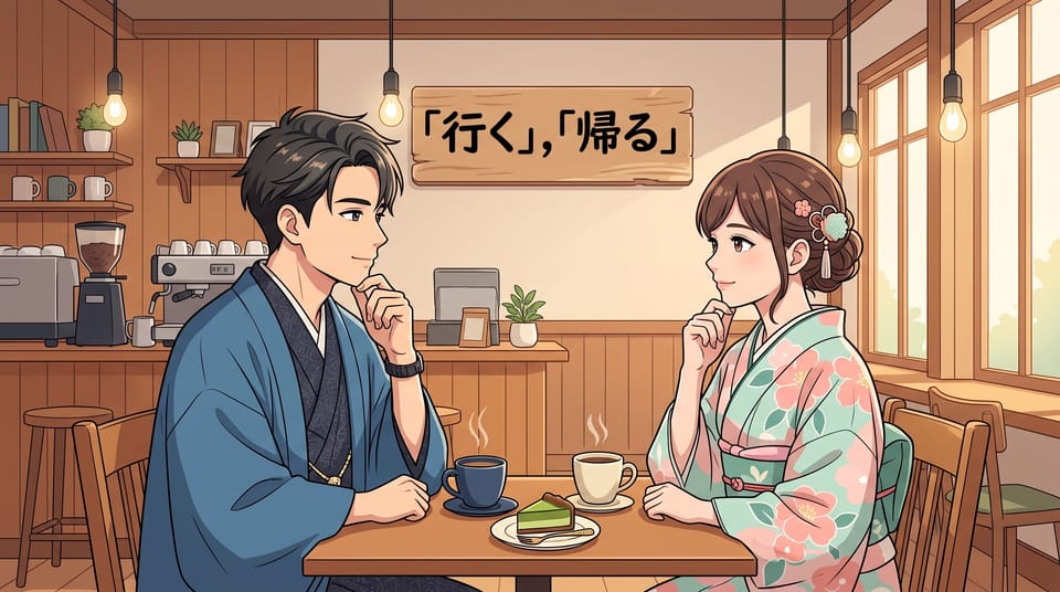 JLPT 필수 뉘앙스: 「家に行きます」 와  「家に帰る」 차이점