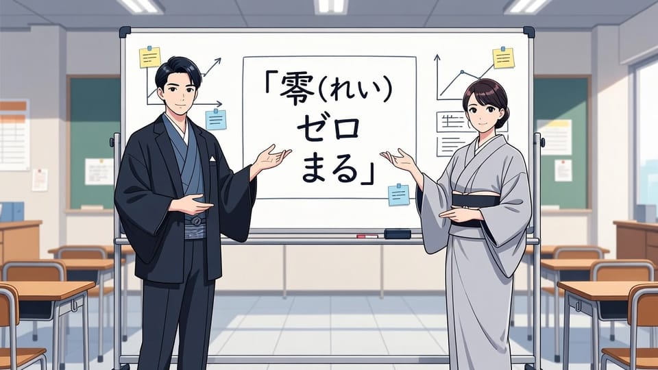 일본어 숫자 0 읽는 법 정리 — 零(れい)・ゼロ・まる 차이